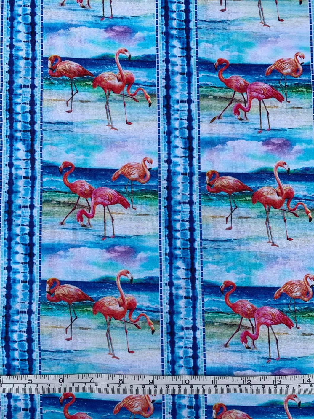 Fabric - Fabulous Flamingos by Ro Gregg 50cm piece